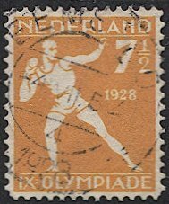 NETHERLANDS 1928 Sc B29 Used Charity / Olympics,  BIN $1.25