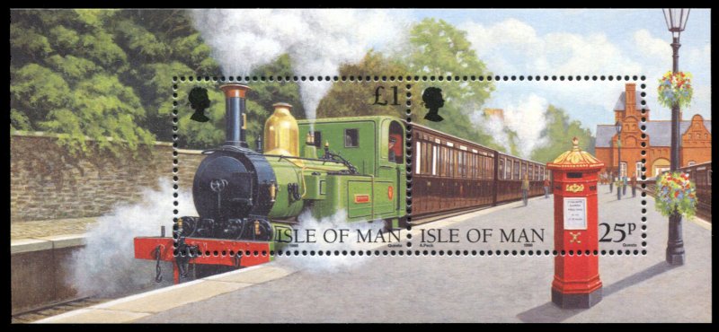 Isle of Man 1998,Steam Engine Train MNH S/Sheet # 785