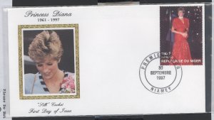 Niger 945 Princess Diana cover, silk cachet