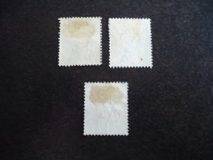 Stamps - St. Vincent - Scott# 71-72,74 - Used Part Set of 3 Stamps