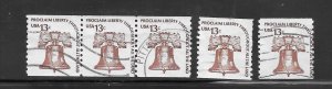 #1618 Used 5 stamps 10 Cent Lot (my12) Collection / Lot