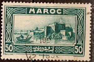 French Morocco 1933: Sc. # 135; Used Single Stamp