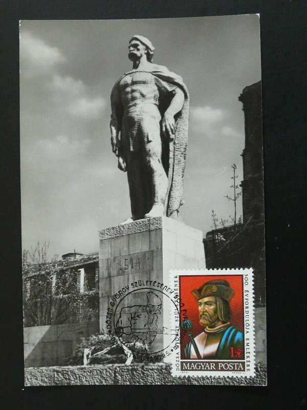 history of Hungary Gyorgy Dozsa peasant revolution maximum card Hungary 85906
