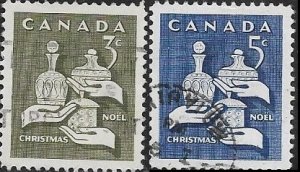 1965 Canada  Christmas   SC# 443-444 Used