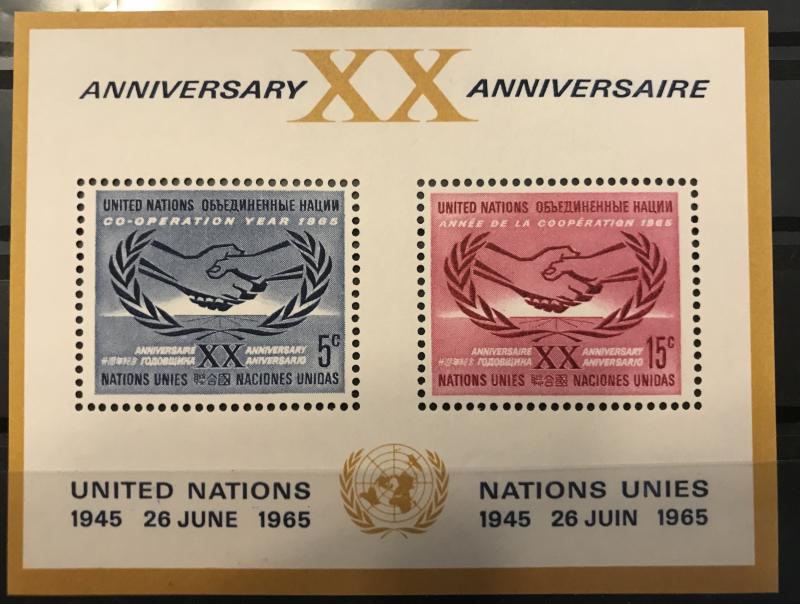 U.N. NY-#145 SCV .35 MNH