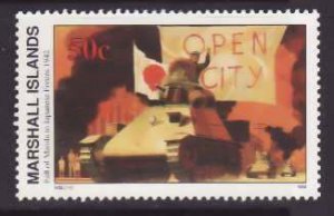 Marshall Islands-Sc#298- id7-unused NH 50c Manila occupied-WWII-1991-92-