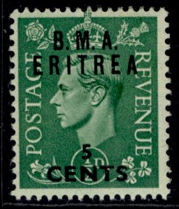 BRITISH OC OF ITALIAN COLONIES GVI SG E1, 5c on ½d pale green, M MINT.