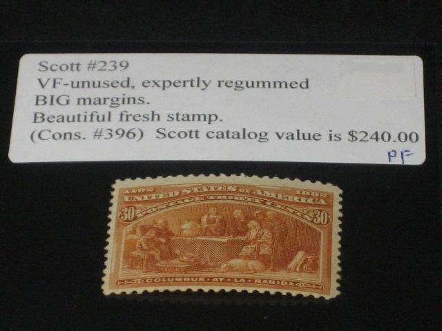 US#239 Unused POFresh Color Nice Stamp! S6461