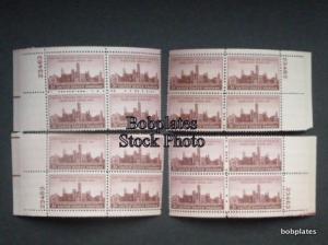 BOBPLATES #943 Smithsonian Matched Set of Plate Blocks 23463  F-VF NH SCV=$4+