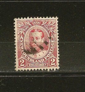 Canada Newfoundland SC#105 King George V Used