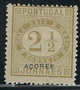 Azores P2 MH 1882 issue (fe7422)