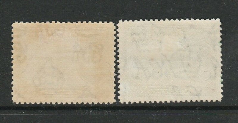 Turks & Caicos islands 1938/45 1/2d Both listed shades MM SG 195 & 195a