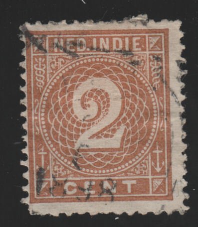 Netherlands Indies 18 Numeral Issue 1884