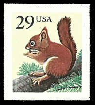 PCBstamps    US #2489 29c Red Squirrel, MNH, (8)