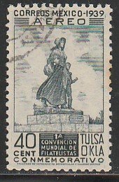 MEXICO C95, TULSA WORLD PHILATELIC CONVENTION. SINGLE, USED. VF. (1539)