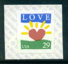 2813 29c Love Fine MNH Coil