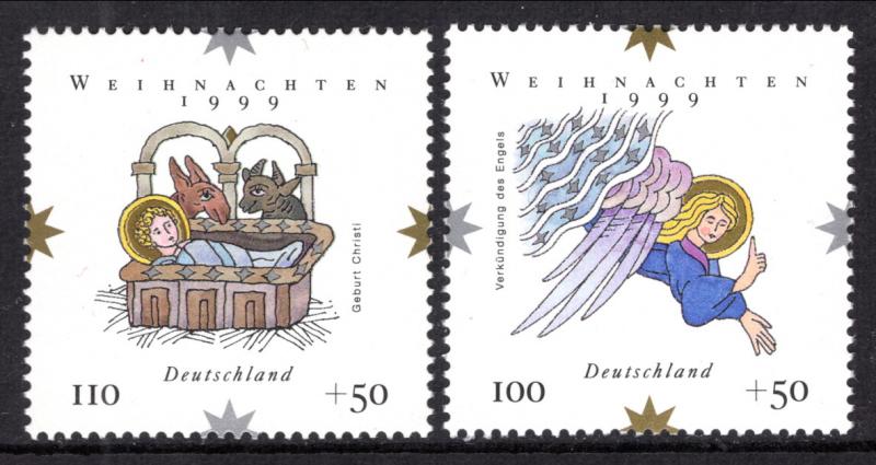 Germany B860-B861 Christmas MNH VF