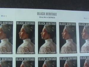 U.S.# 4408-MINT/NEVER HINGED-- PANE OF 20---BLACK HERITAGE/ANNA J COOPER---2009