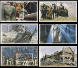 New Zealand The Lord Of The Rings The Two Towers 2002 Movie Middle Earth (ms MNH