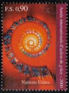 UN Geneva 2000 Sc# 351 Mi # 384 Year of Thanksgiving  MNH**