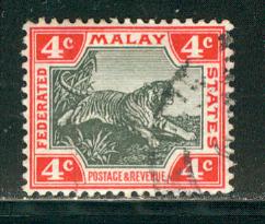Malaysia Scott # 28, used