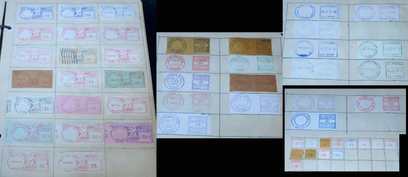 USA Postage Permits Mailomat First Class Package Labels Bulk Rate Collection