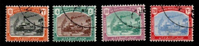 SUDAN SGD12/5 1948 POSTAGE DUE SET USED