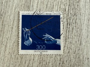 Germany #2022 Used, 300pf, Saxony State Orchestra, 2024 SCV $2.25