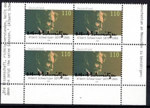 Germany Bund Scott # 2065, mint nh, block of 4