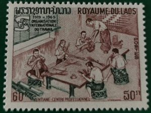 Laos: 1969 The 10th Anniversary of I.L.O., 50 K.