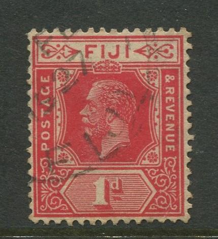 Fiji - Scott 95 - KGV - Definitive - 1922 - Used - Single 1p Stamp