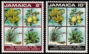 ✔️ JAMAICA 1970 - FLORA FRUITS AND FLOWERS - SC.  322/323 MNH ** [5CW5]