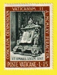 VATICAN CITY SCOTT#440 1966 15L GOSPEL - MNH