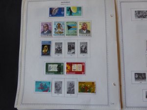 Bahamas 1884-1991 Stamp Collection on Album Pages