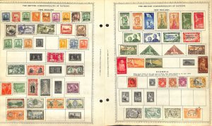 New Zealand Stamp Collection on 6 Minkus Pages, 1880-1957 (CZ)