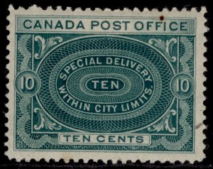 CANADA QV SG S1, 10c blue-green, M MINT. Cat £90.