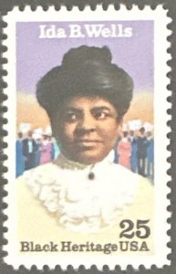 Scott #2442 1990 25¢ Black Heritage Ida B. Wells MNH OG