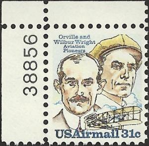 # C91 MINT NEVER HINGED WRIGHT BROTHERS