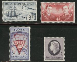 New Zealand, Ross Dependency Scott L1-4 MH* complete set