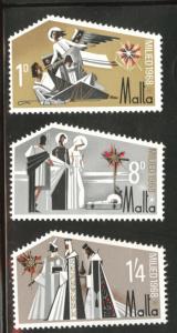 MALTA  Scott 391-93 stamp set MNH**