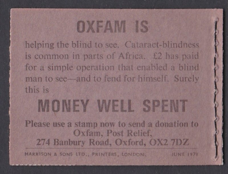 BK129 1971 Booklet MNH