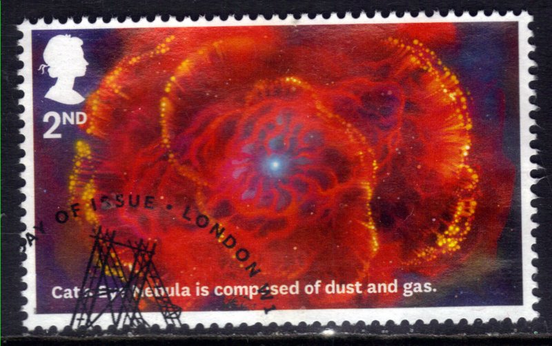 GB 2020 QE2 2nd Universe Cats Eye Nebula Ex FDC SG 4323 ( H512 )