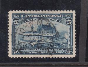 Canada #99 Very Fine Used With Ideal Dec 1908 CDS Cancel