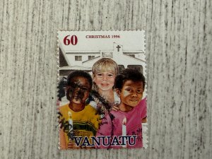 Vanuatu #688b Used, 60v, Christmas, 2024 SCV $1.10