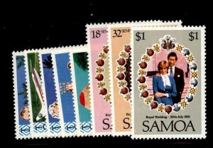 Samoa (Western Samoa) #553-60  Single (Complete Set)