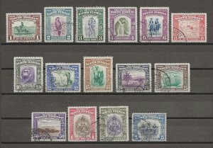 NORTH BORNEO 1939 SG 303/17 USED Cat £600