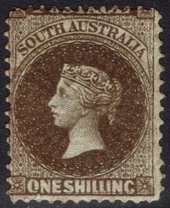 SOUTH AUSTRALIA 1876 QV 1/- WMK BROAD STAR