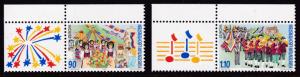 Liechtenstein 1998 Europa Issue (2) Festivals Music    VF/NH