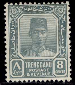 MALAYSIA - Trengganu GV SG34, 8c grey, M MINT. Cat £50.