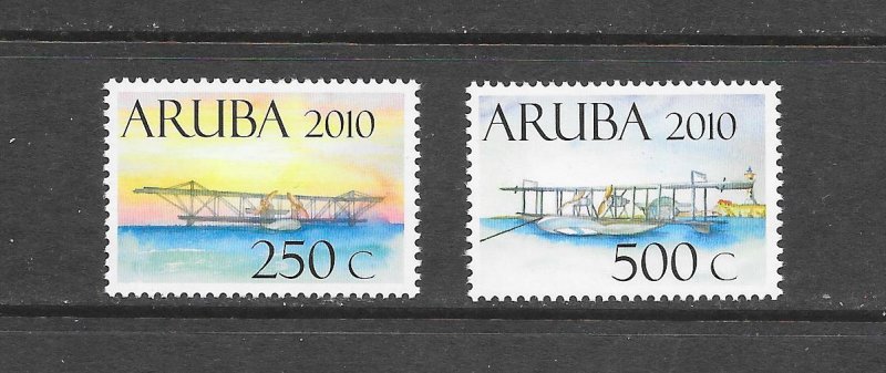 ARUBA #362a-b  AIRPLANES    MNH